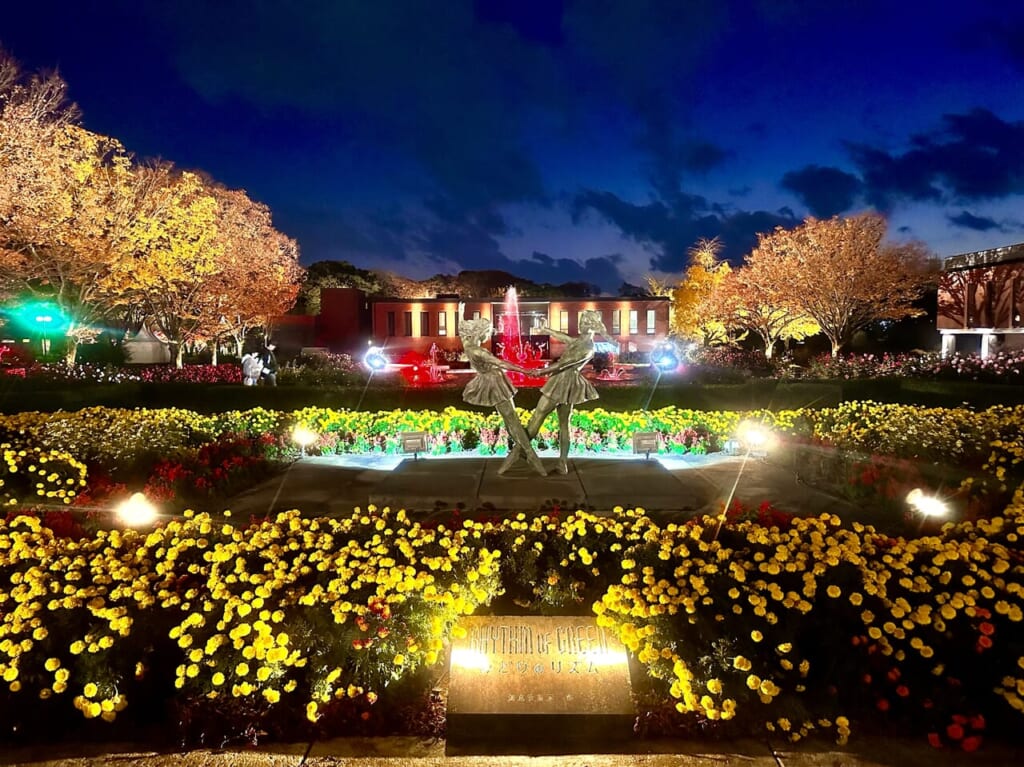 石橋文化センター「もみじまつり」紅葉＆日本庭園ライトアップ
