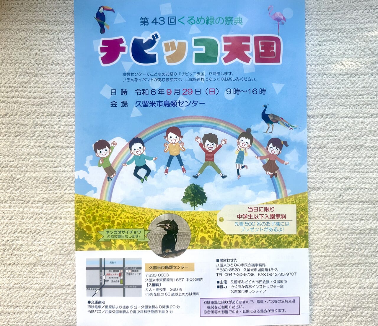 2024年第43回くるめ緑の祭典 チビッコ天国