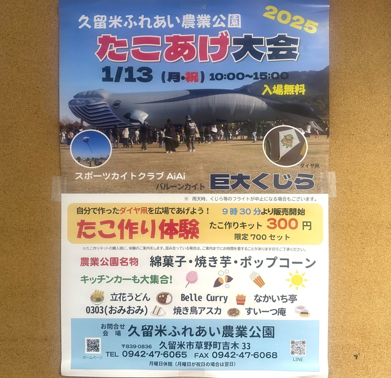 2025年久留米ふれあい農業公園 たこあげ大会2025