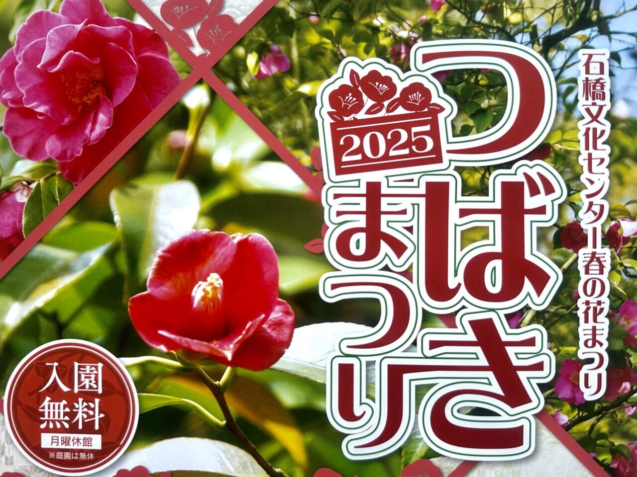 2025年石橋文化センター 春の花まつり2025「つばきまつり」