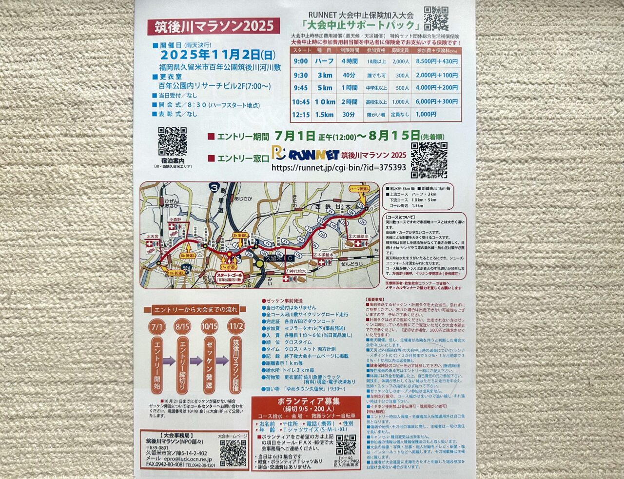 2025年筑後川マラソン2025
