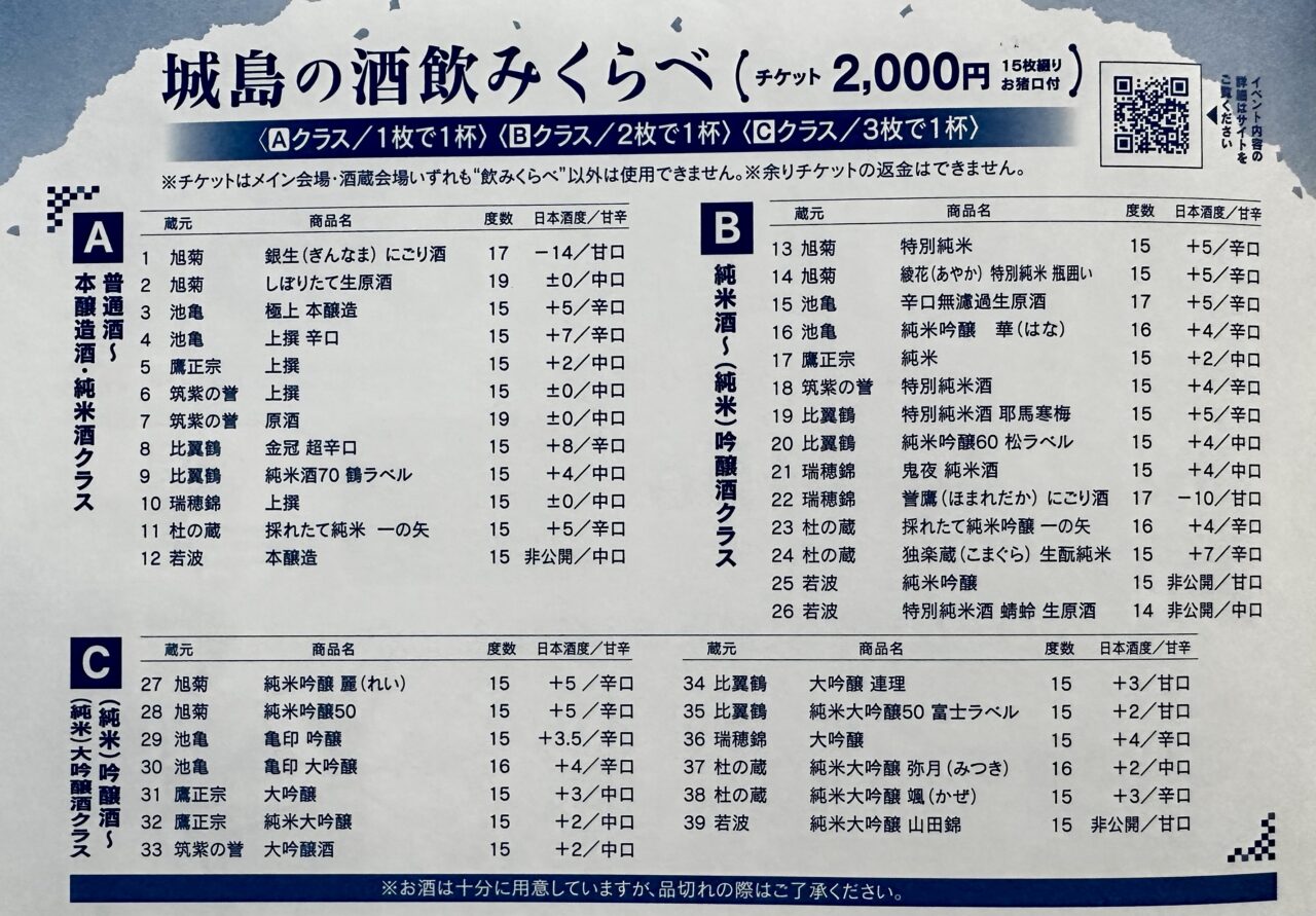 2026年第32回城島酒蔵びらき